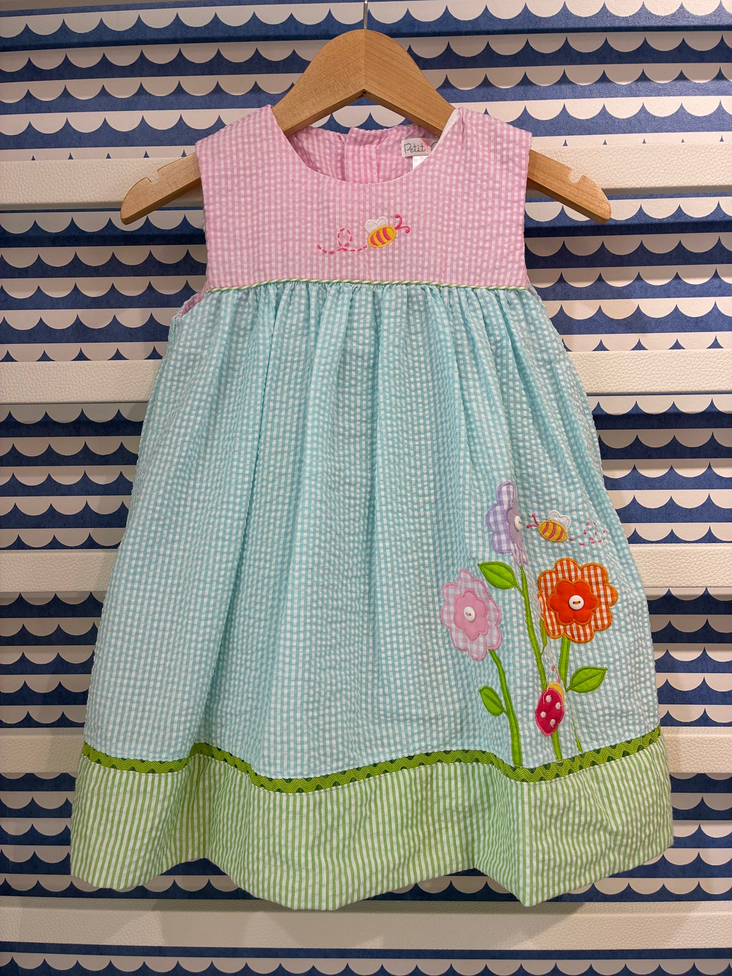 Sun Dress With Summer Flower Applique