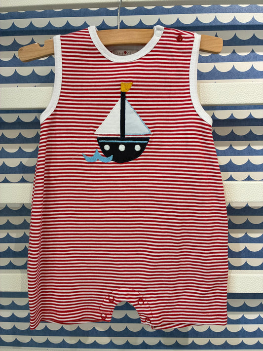Sailboat Knit Sunsuit