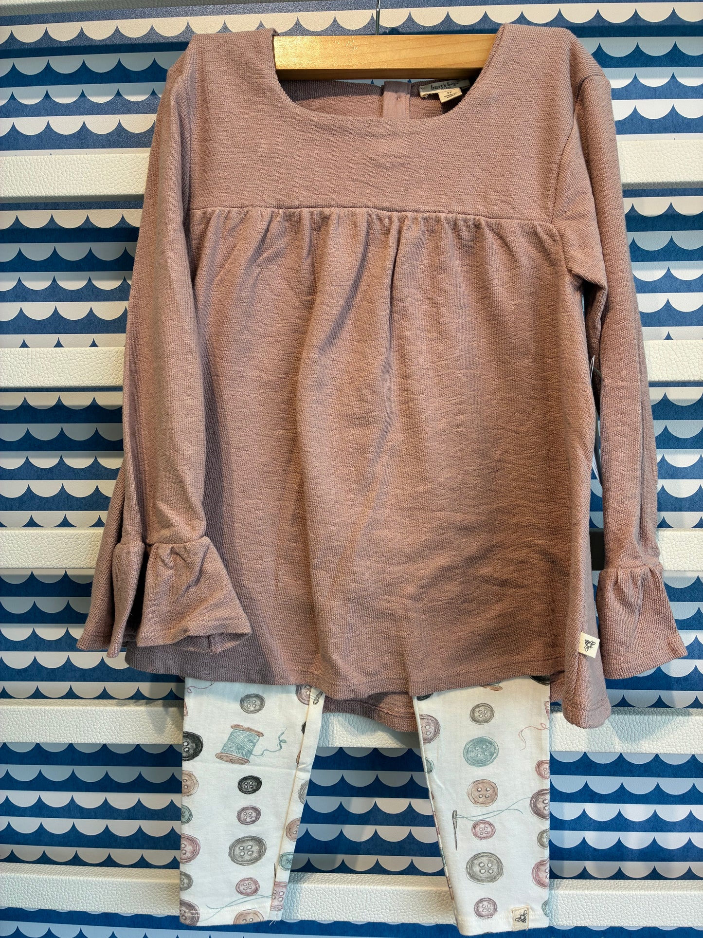 Little Button Tunic Set