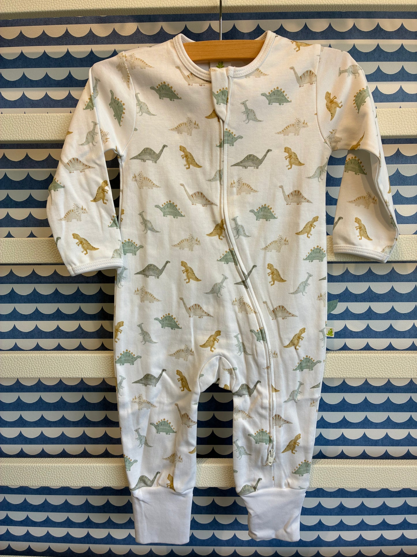 Dino Zipsuit With Cuff
