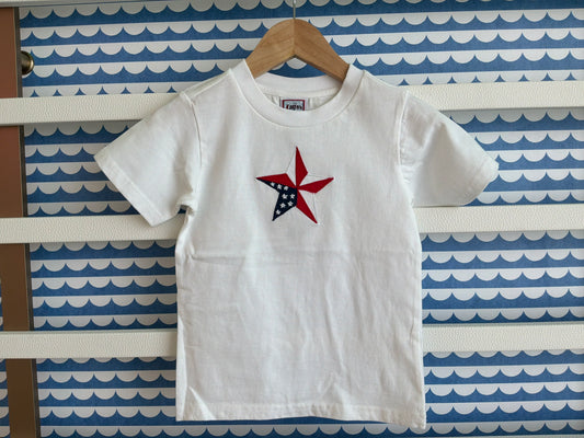 Red White and Blue Boys Tee