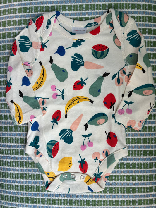 Long Sleeve Veggies Body Suit