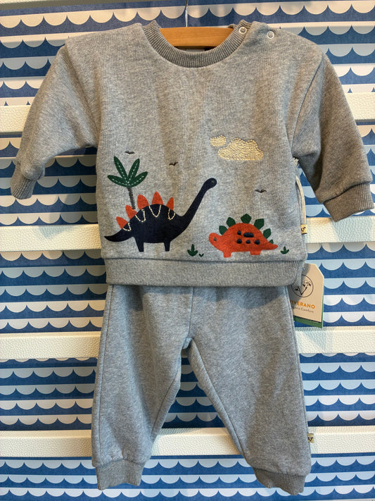 Dino Sweatshirt & Jogger Set