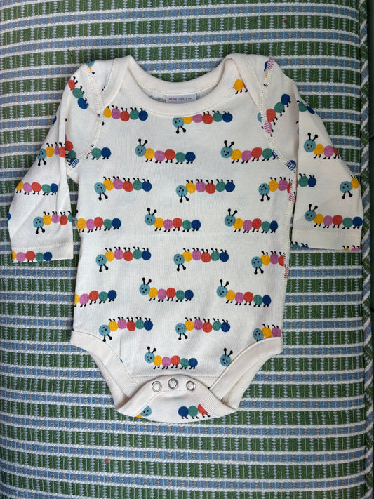 Long Sleeve Colorful Caterpillar Body Suit