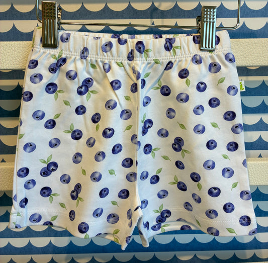 Blueberry Print Shorts