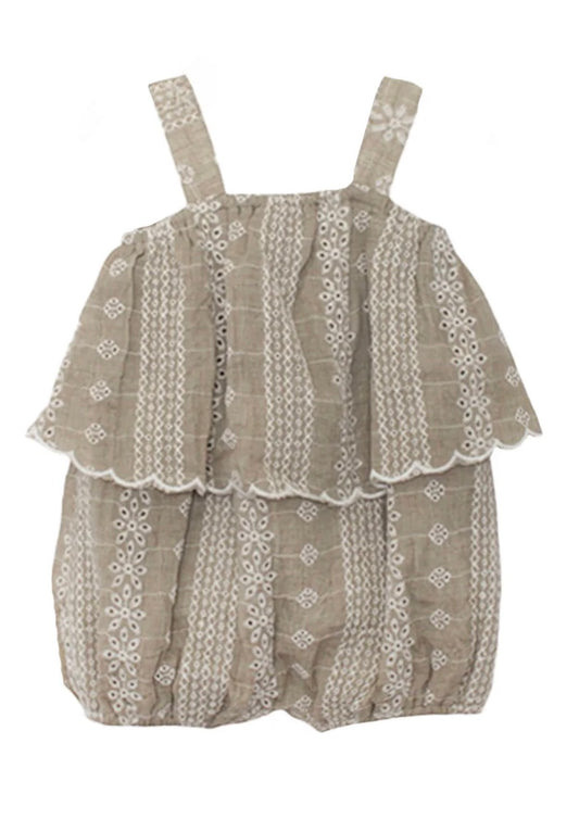 Espresso Sleeveless Romper