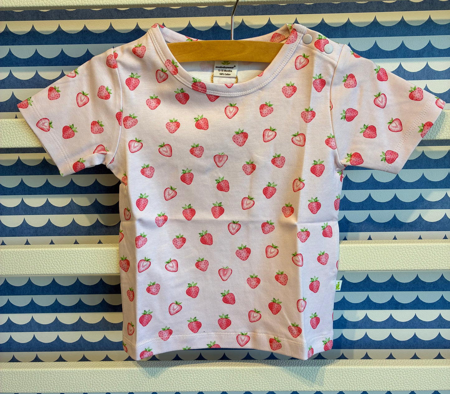 Strawberry Half Sleeve Tee