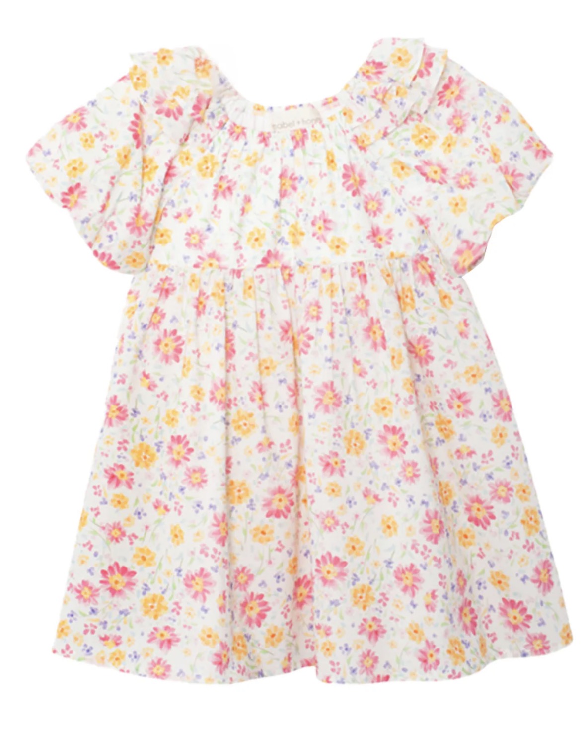 Petal Party Short Bubble Sleeve Dress