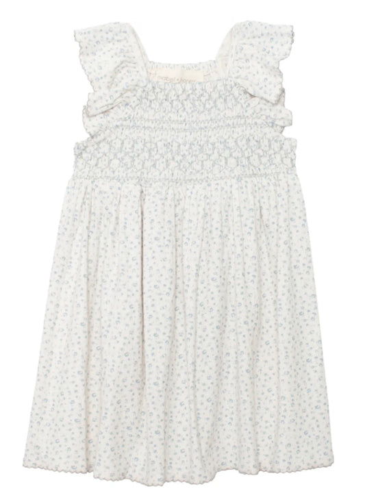 Opal Short Flutter Sleeve Dress