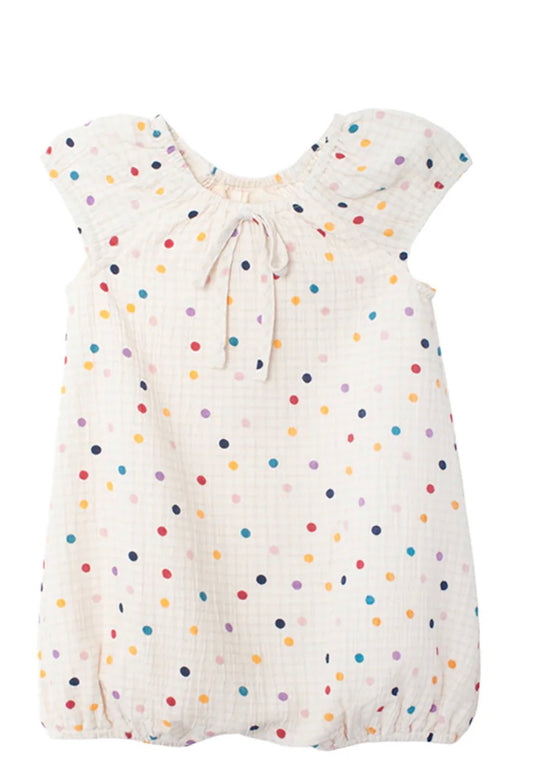 Confetti Cutie Cap Sleeve Romper