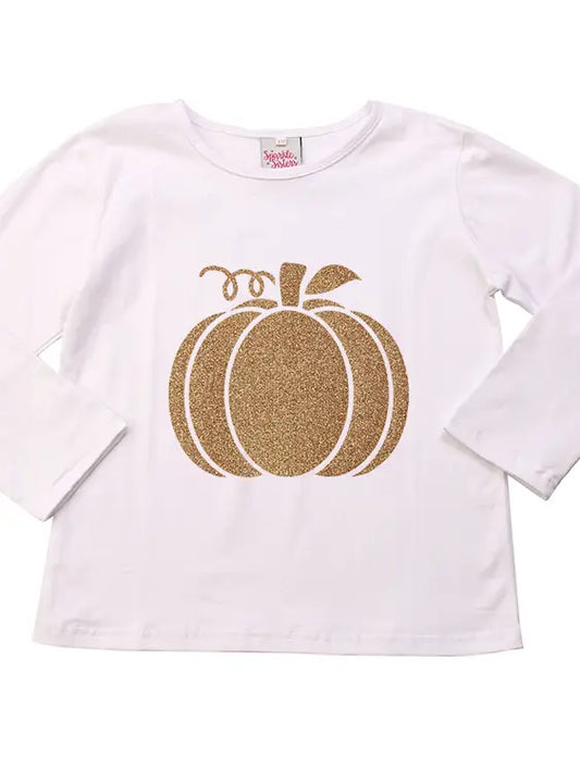 Gold Pumpkin Long Sleeve Tee