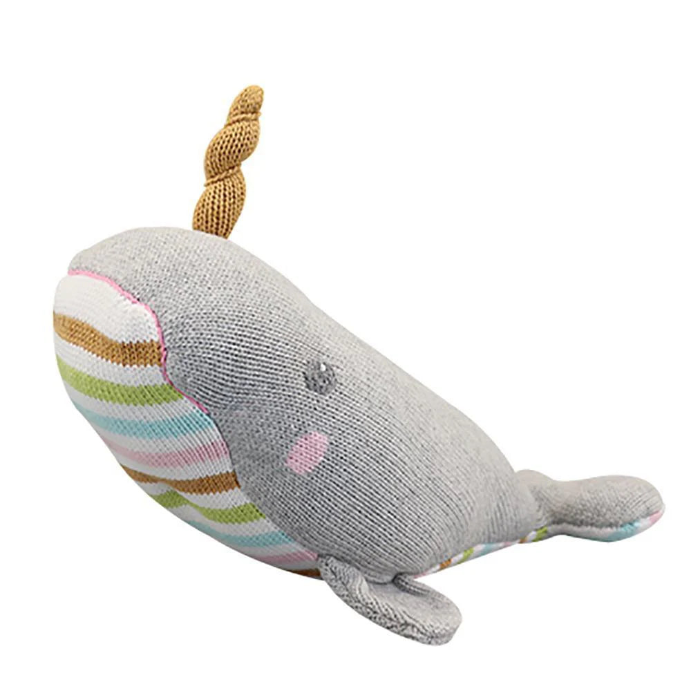 Nora the Narwhal Knit Doll