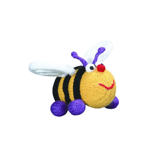 Elizabeth the Bee Knit Rattle