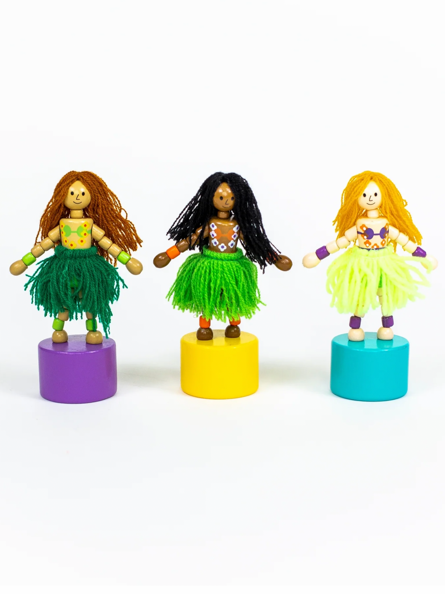 Hula Girl Push Puppets