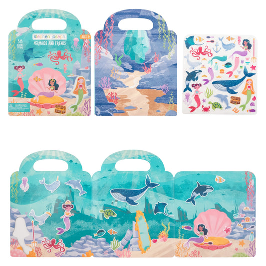 Mermaid And Friends Reusable Sticker Book