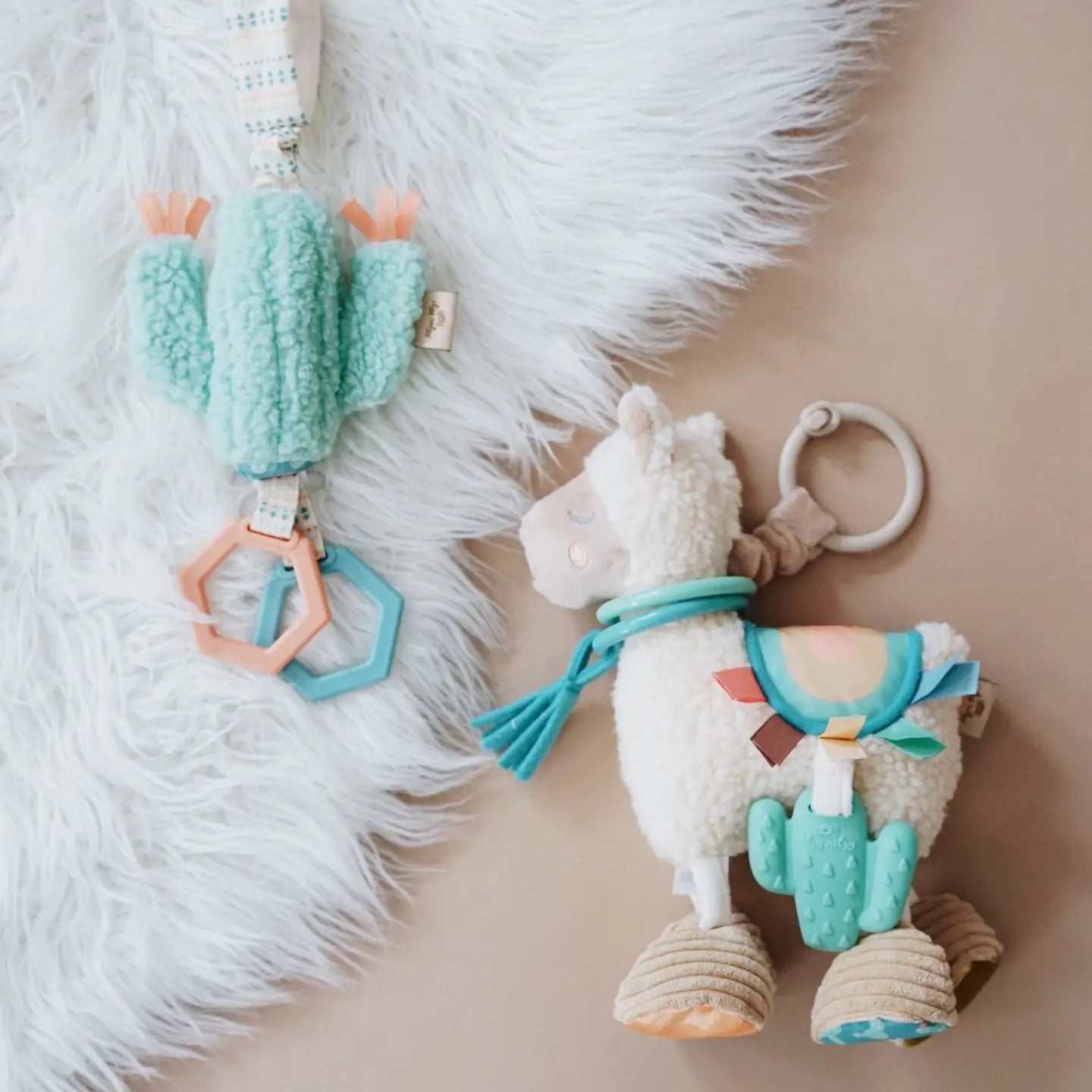 Itzy Friends Link & Love™ Activity Plush with Teether Toy