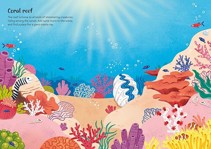 Sparkly Sea Creatures Sticker Book