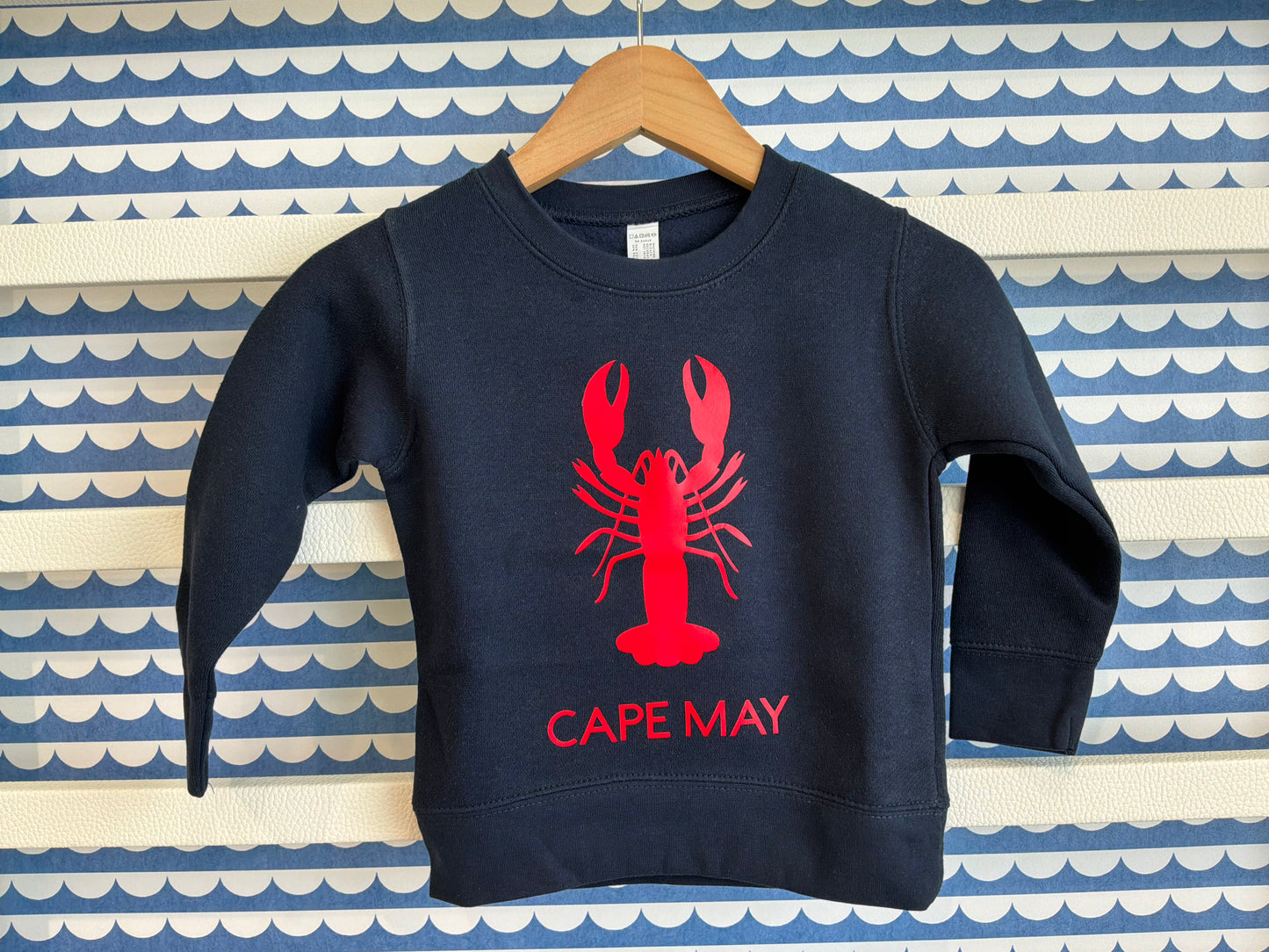 Navy Cape May Sweatshirt