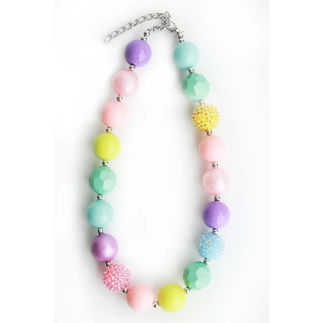 Chunky Pastel Beaded Necklace