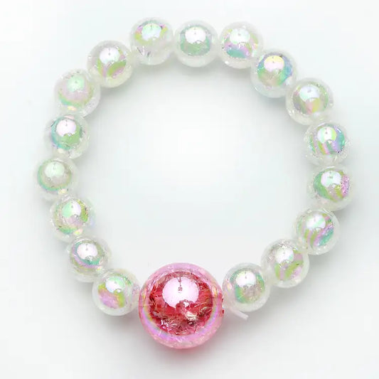 White Watercolor Bracelet