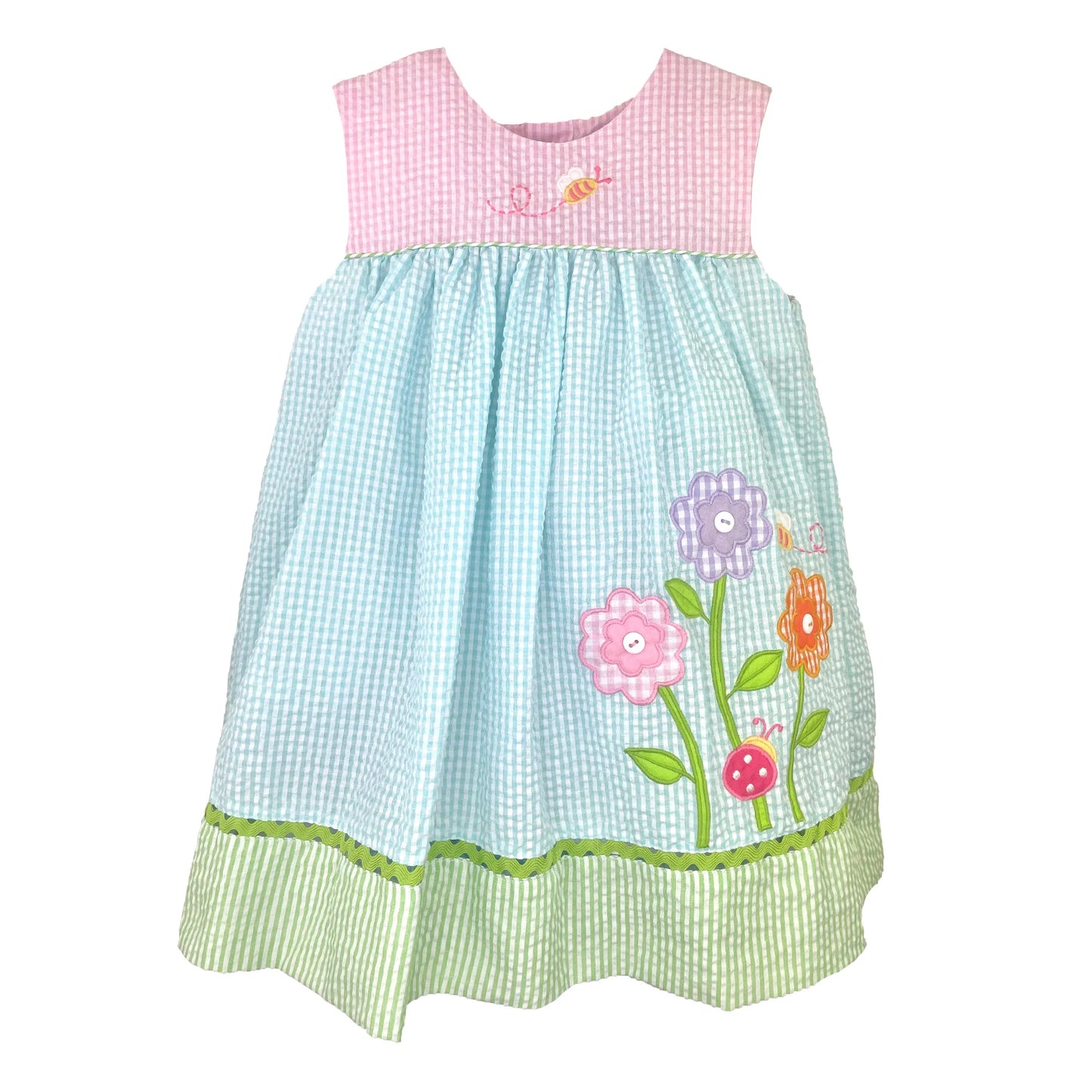 Sunbubble with Overlay Skirt & Summer Flower Appliques