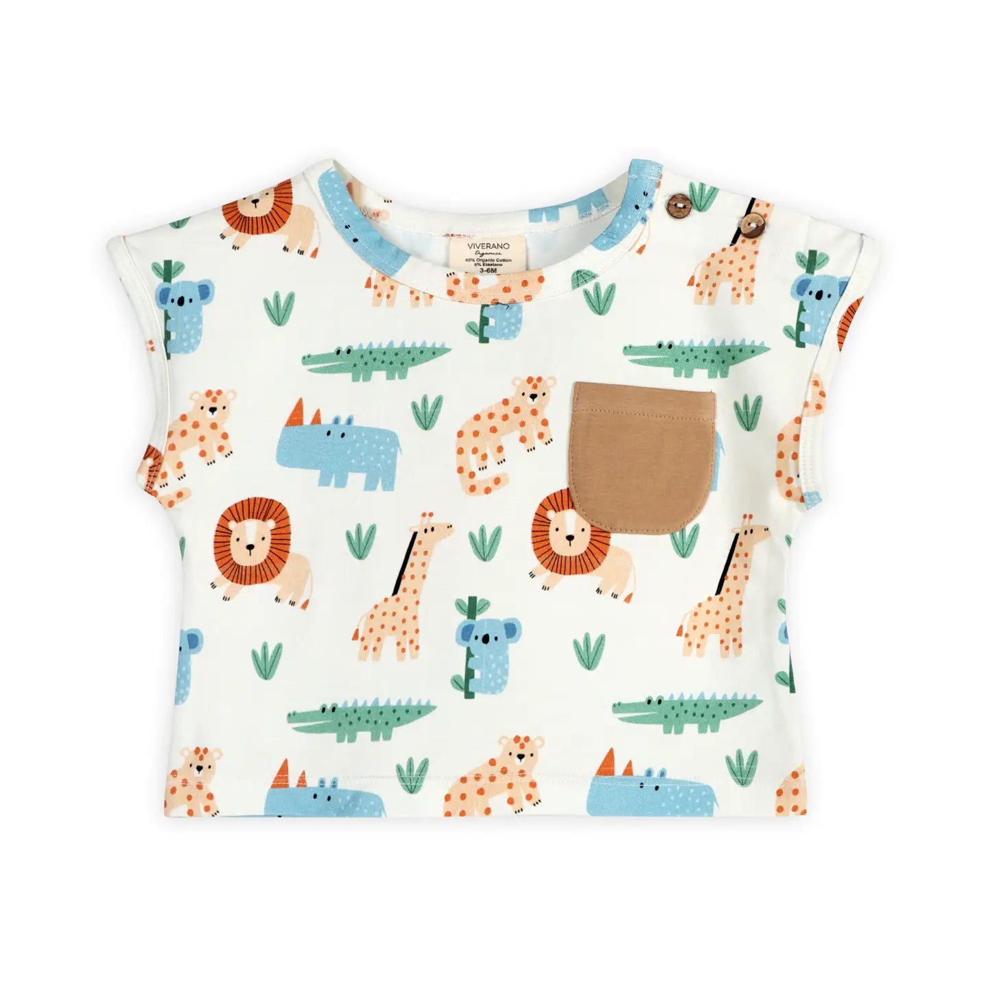 Safari Baby Tee & Shorts Set