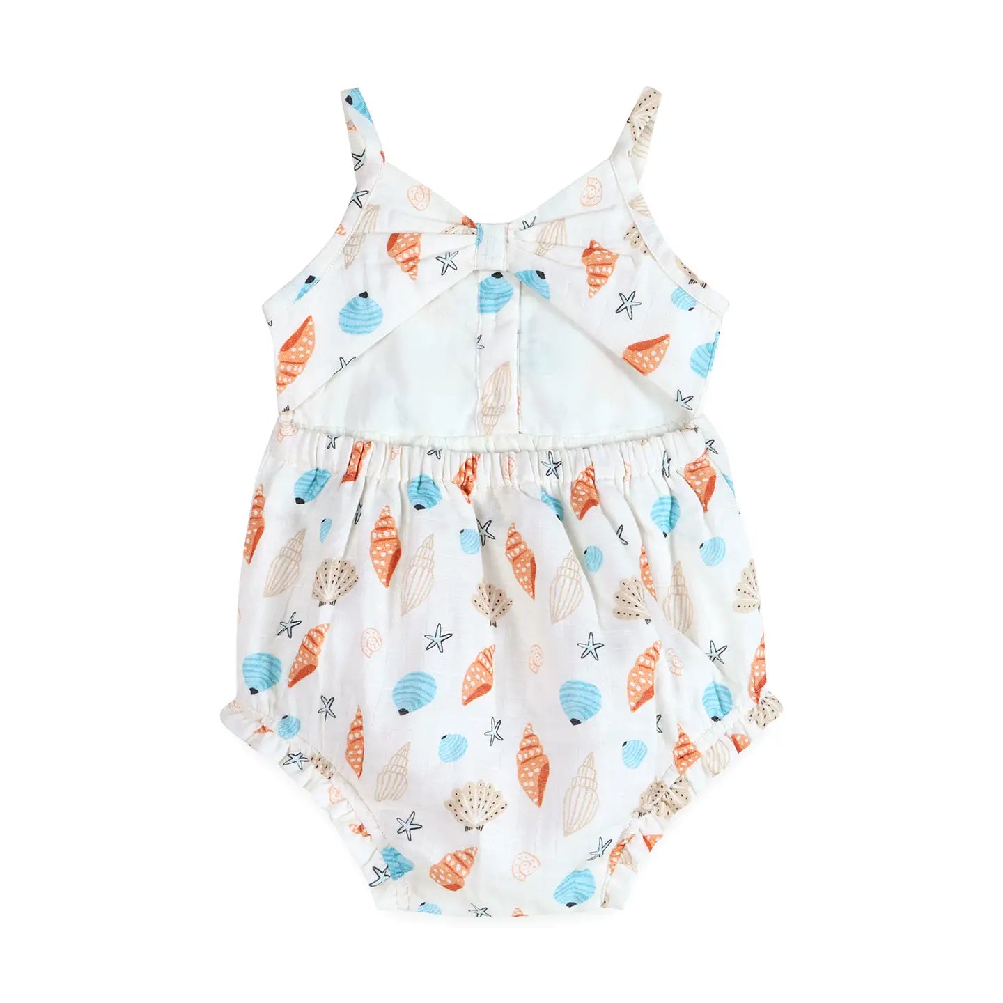 Seashell Baby Romper & Headband Set