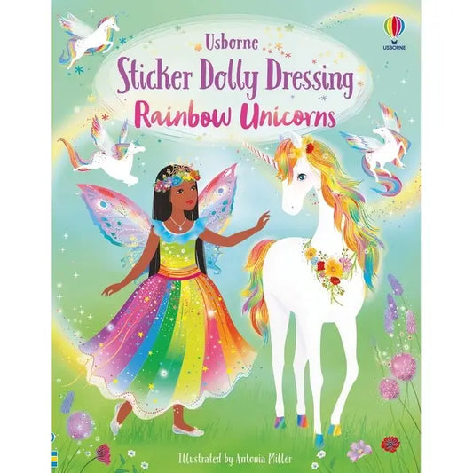 Rainbow Unicorn Sticker Dolly Dressing