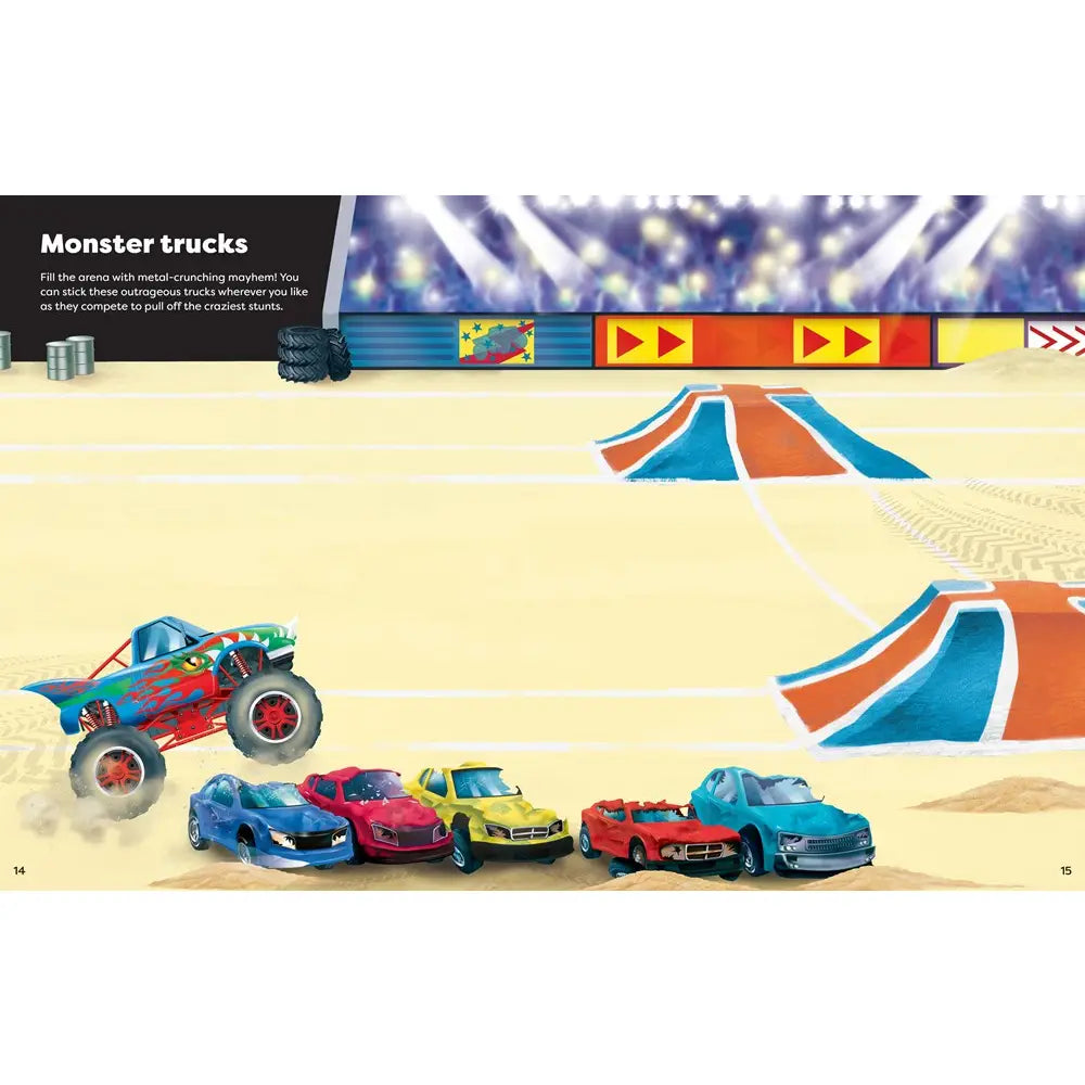 Big Sticker Book Of Trucks