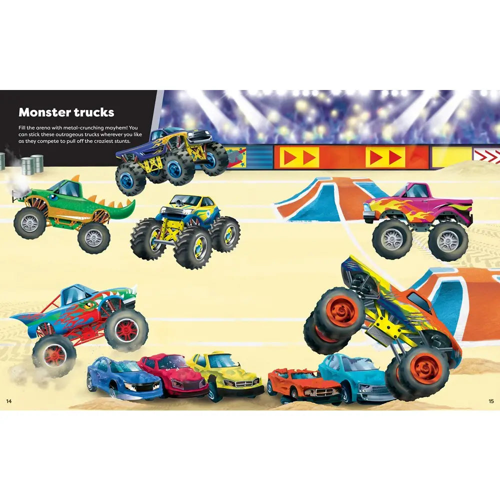 Big Sticker Book Of Trucks