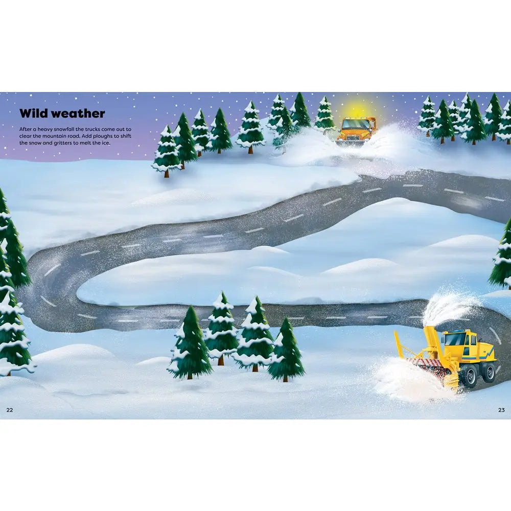 Big Sticker Book Of Trucks