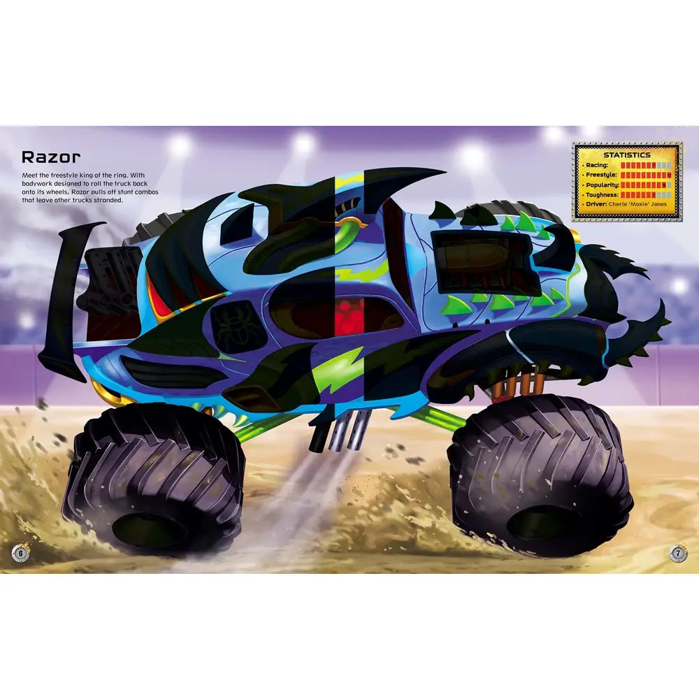 Build Your Own Monster Truck Sticker Book