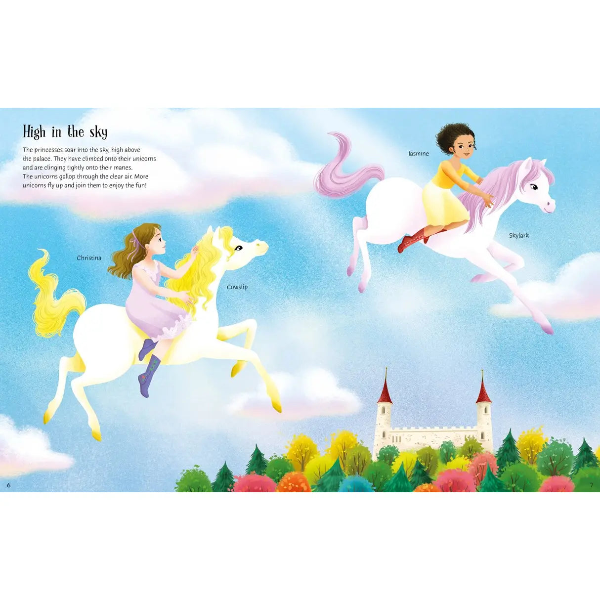 Unicorn Princesses Sticker Dolly Dressing