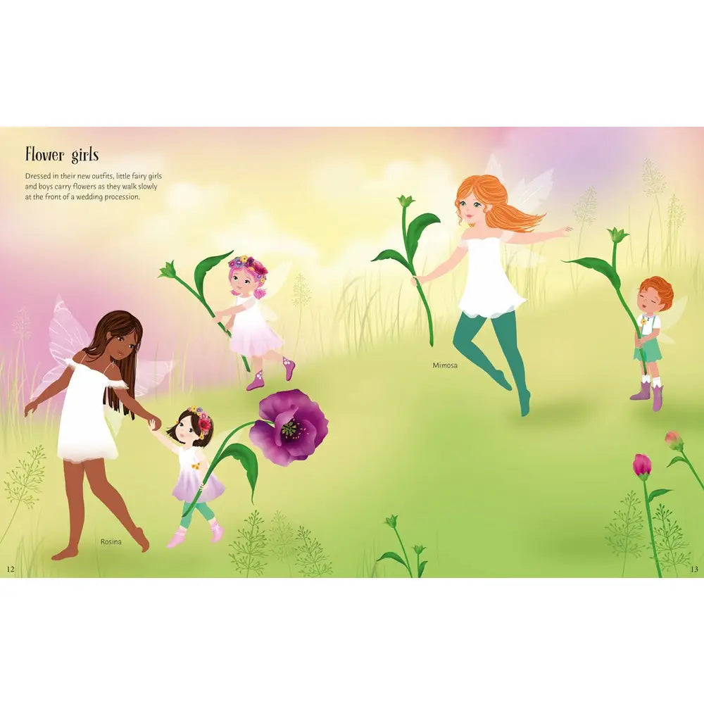 Fairy Weddings Sticker Dolly Dressing
