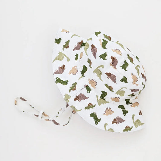 Dino Bucket Hat Upf 50+ with Adjustable Breakaway Strap