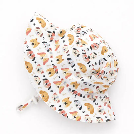 Puppy Bucket Hat Upf 50+ with Adjustable Breakaway Strap