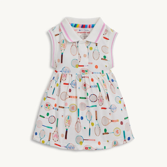 Love All Modal Bodysuit Polo Collar Dress