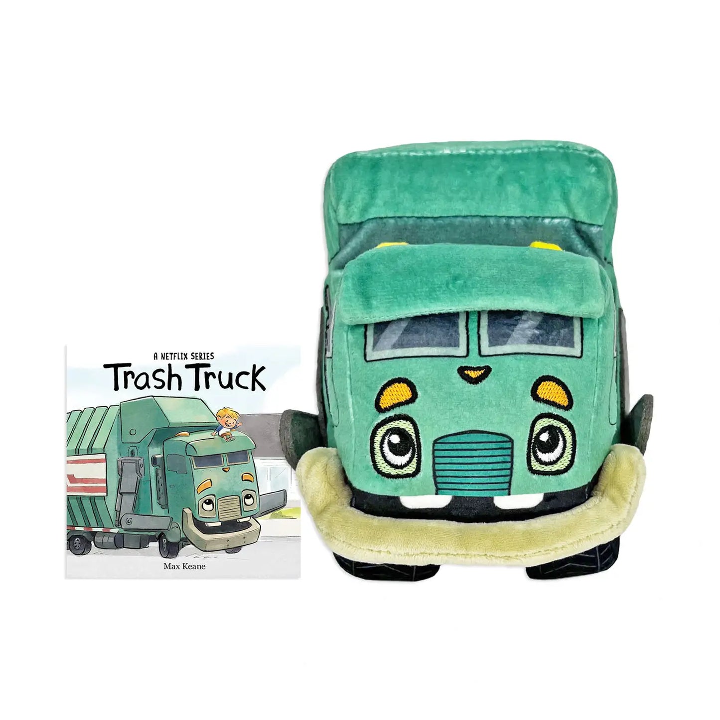 Trash Truck Plush with Board Book