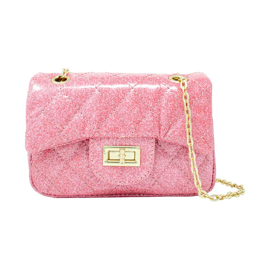 Classic Quilted Sparkle Mini Bag