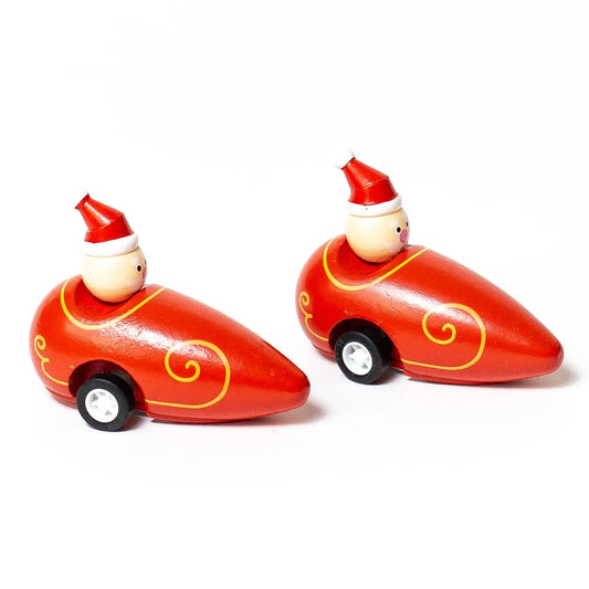 Pull Back Santa Christmas Sleigh