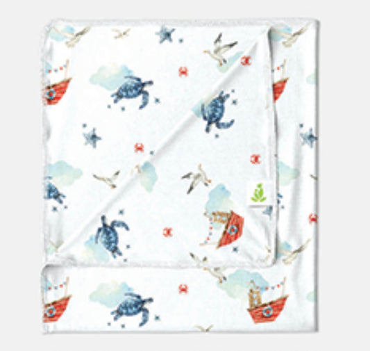 Marine Life Receiving Blanket