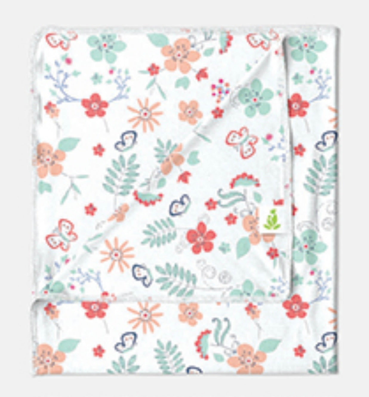 Bloomy Bliss Receiving Blanket