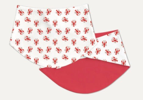 Lobster Reversible Bandana Bib