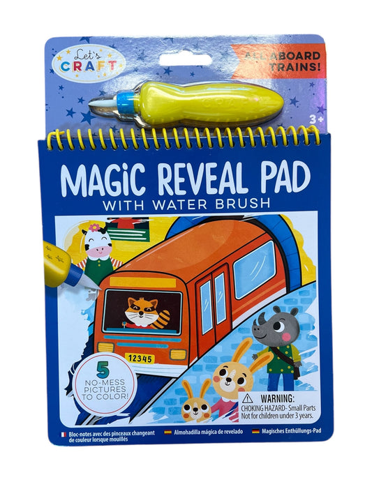Magic Reveal Pads - All Aboard Trains!