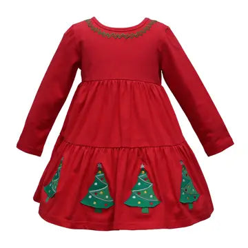 Red Tree EMB Dress