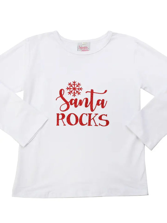 Santa Rocks Long Sleeve Tee