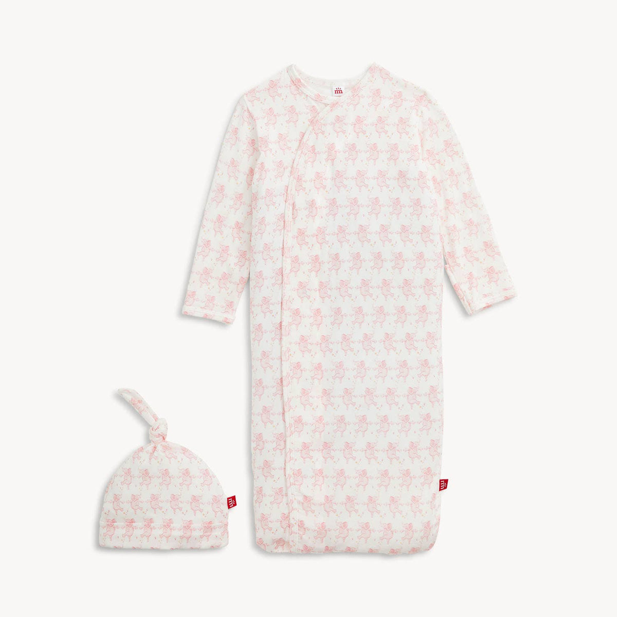 TRUNKETTES PINK MODAL GOWN + HAT SET