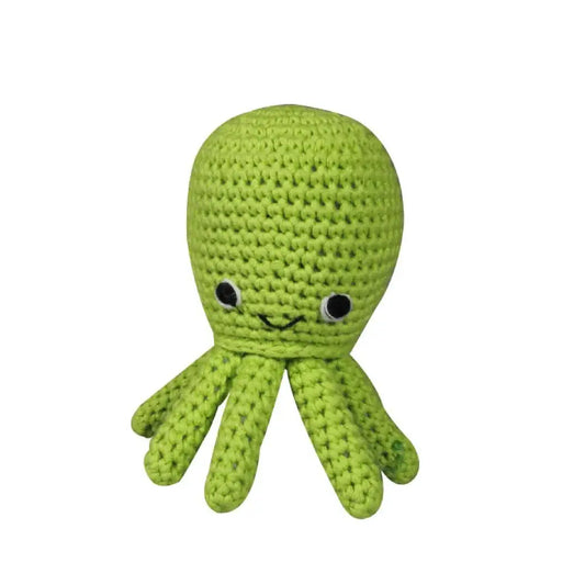 Octopus Hand Crochet Rattle