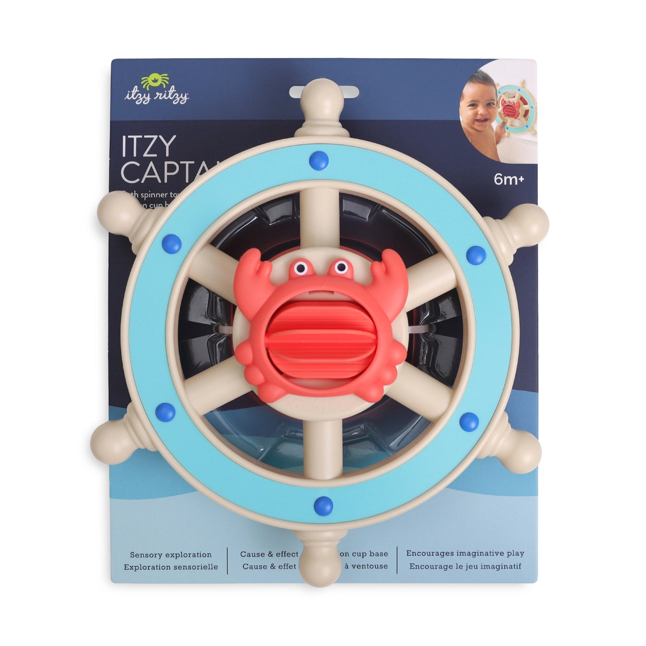 Captain Suction Cup Bath Spin