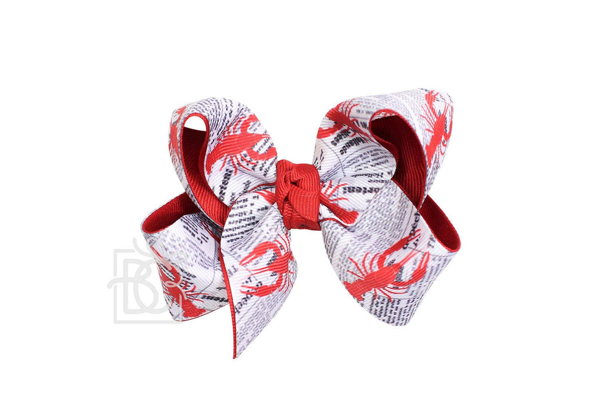 CRAWFISH & NEWSPAPER BOWS